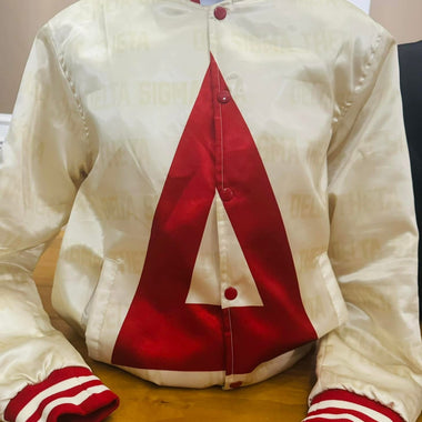 “Say It With Your Chest” Satin Jacket