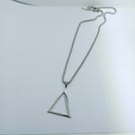 Stainless Steel Pyramid Necklace