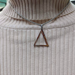 Stainless Steel Pyramid Necklace