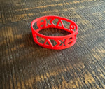 DST/1913 Cut Out Silicone Wristband